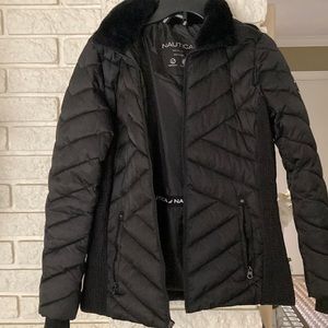 Nautica  black quilted jacket